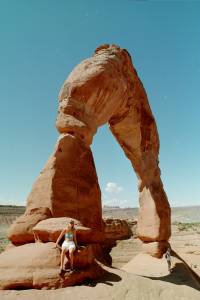 Delicate Arch z bliska