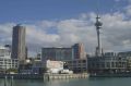 Panorama Auckland z Viaduct Harbour: A oto panorama centrum Auckland z Viaduct Harbour.